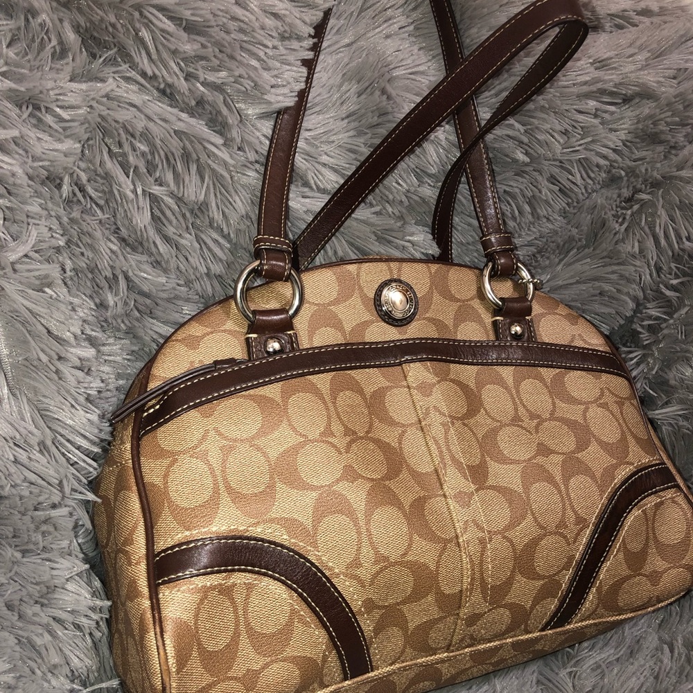 Tan Coach HandBag